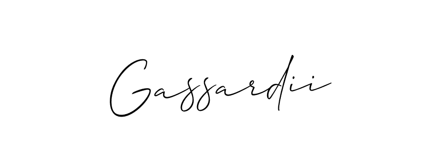 Best and Professional Signature Style for Gassardii. Allison_Script Best Signature Style Collection. Gassardii signature style 2 images and pictures png