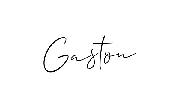 Also we have Gaston name is the best signature style. Create professional handwritten signature collection using Allison_Script autograph style. Gaston signature style 2 images and pictures png