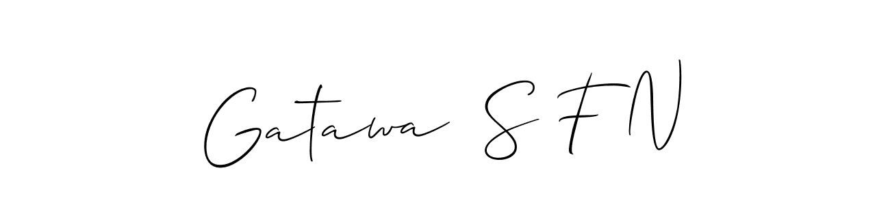 Here are the top 10 professional signature styles for the name Gatawa  S F N. These are the best autograph styles you can use for your name. Gatawa  S F N signature style 2 images and pictures png