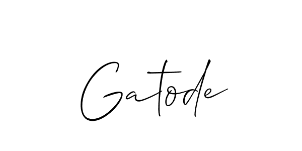 Make a beautiful signature design for name Gatode. Use this online signature maker to create a handwritten signature for free. Gatode signature style 2 images and pictures png