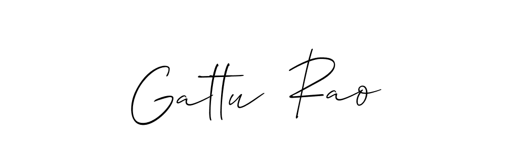 Check out images of Autograph of Gattu  Rao name. Actor Gattu  Rao Signature Style. Allison_Script is a professional sign style online. Gattu  Rao signature style 2 images and pictures png