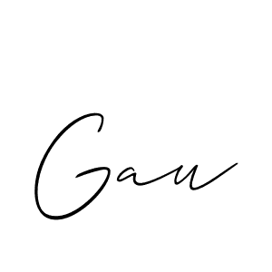 Also we have Gau name is the best signature style. Create professional handwritten signature collection using Allison_Script autograph style. Gau signature style 2 images and pictures png