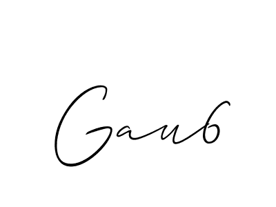Design your own signature with our free online signature maker. With this signature software, you can create a handwritten (Allison_Script) signature for name Gau6. Gau6 signature style 2 images and pictures png