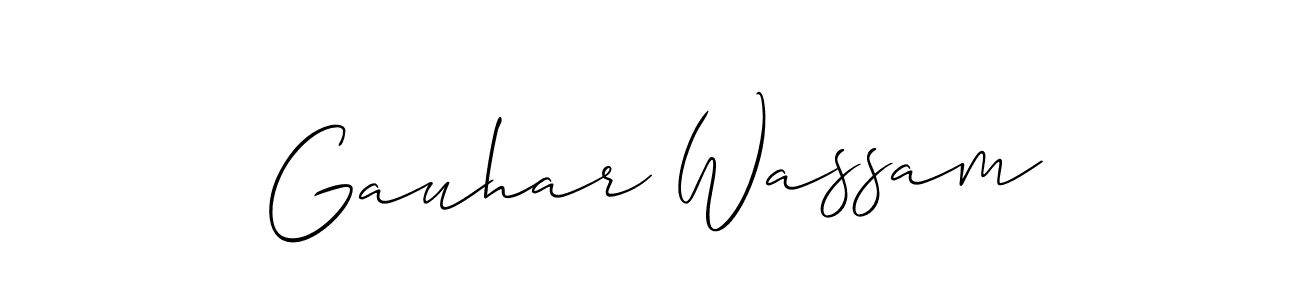 Here are the top 10 professional signature styles for the name Gauhar Wassam. These are the best autograph styles you can use for your name. Gauhar Wassam signature style 2 images and pictures png