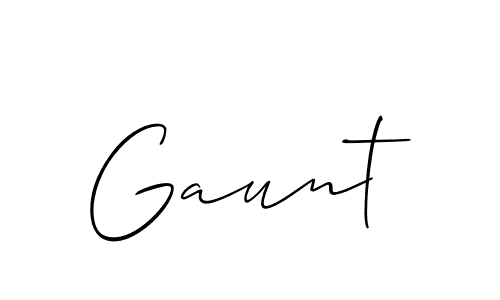 It looks lik you need a new signature style for name Gaunt. Design unique handwritten (Allison_Script) signature with our free signature maker in just a few clicks. Gaunt signature style 2 images and pictures png