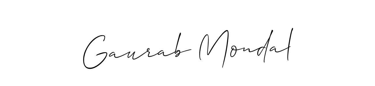 Once you've used our free online signature maker to create your best signature Allison_Script style, it's time to enjoy all of the benefits that Gaurab Mondal name signing documents. Gaurab Mondal signature style 2 images and pictures png