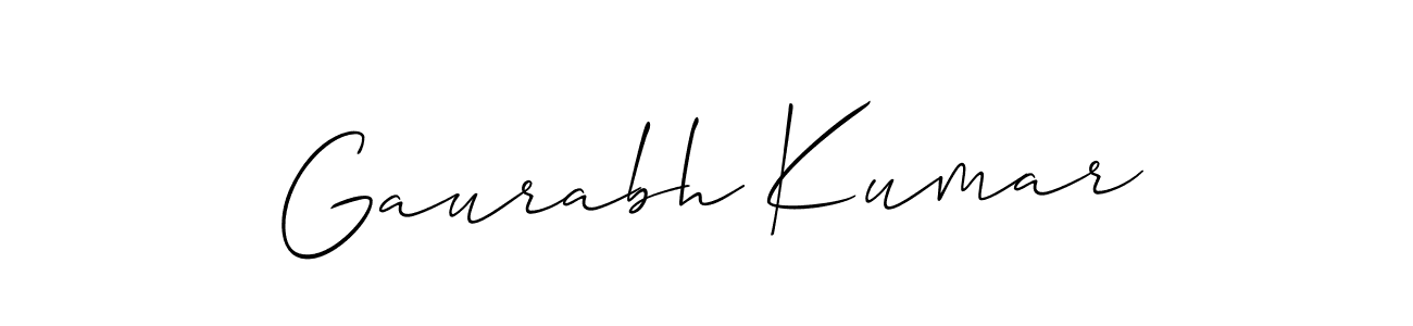 if you are searching for the best signature style for your name Gaurabh Kumar. so please give up your signature search. here we have designed multiple signature styles  using Allison_Script. Gaurabh Kumar signature style 2 images and pictures png