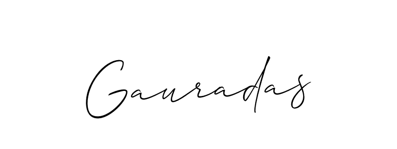 How to Draw Gauradas signature style? Allison_Script is a latest design signature styles for name Gauradas. Gauradas signature style 2 images and pictures png