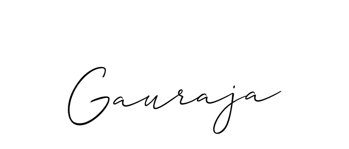 Best and Professional Signature Style for Gauraja. Allison_Script Best Signature Style Collection. Gauraja signature style 2 images and pictures png