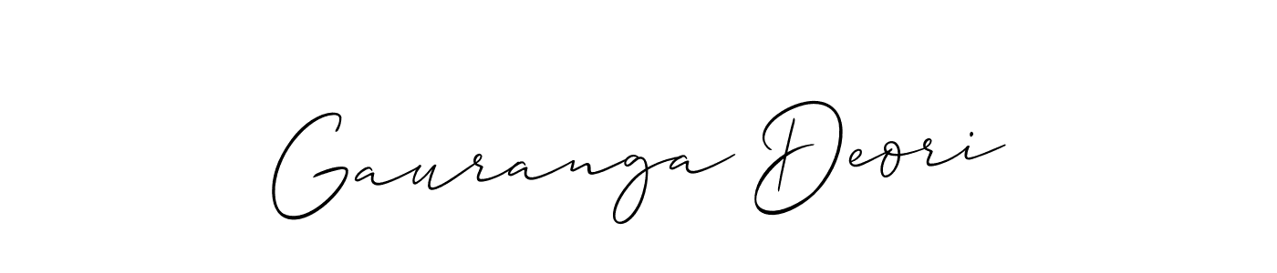 Make a beautiful signature design for name Gauranga Deori. Use this online signature maker to create a handwritten signature for free. Gauranga Deori signature style 2 images and pictures png