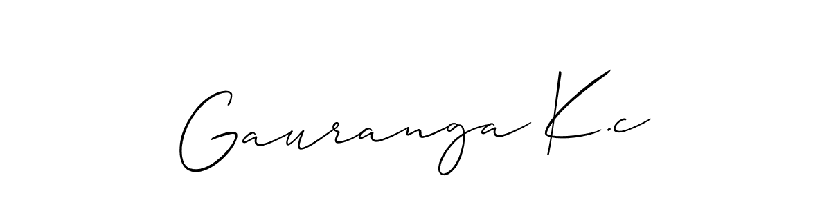 You can use this online signature creator to create a handwritten signature for the name Gauranga K.c. This is the best online autograph maker. Gauranga K.c signature style 2 images and pictures png