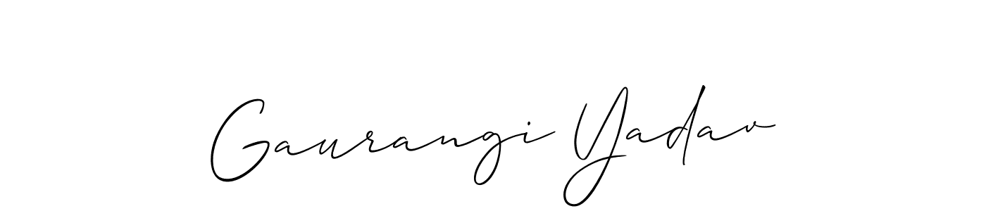 Best and Professional Signature Style for Gaurangi Yadav. Allison_Script Best Signature Style Collection. Gaurangi Yadav signature style 2 images and pictures png