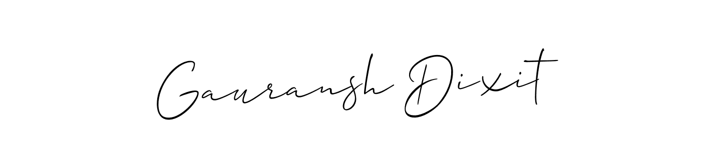Check out images of Autograph of Gauransh Dixit name. Actor Gauransh Dixit Signature Style. Allison_Script is a professional sign style online. Gauransh Dixit signature style 2 images and pictures png