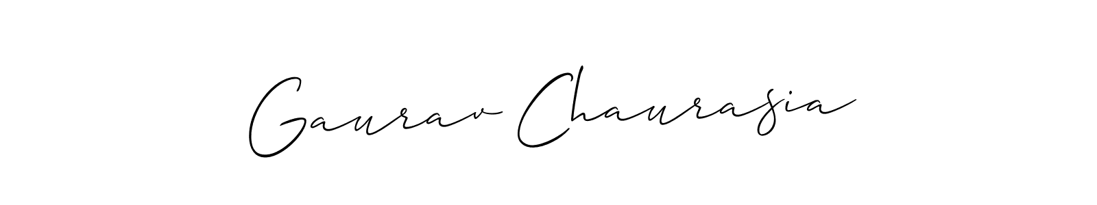 Similarly Allison_Script is the best handwritten signature design. Signature creator online .You can use it as an online autograph creator for name Gaurav Chaurasia. Gaurav Chaurasia signature style 2 images and pictures png