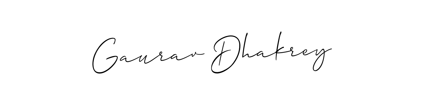 Also You can easily find your signature by using the search form. We will create Gaurav Dhakrey name handwritten signature images for you free of cost using Allison_Script sign style. Gaurav Dhakrey signature style 2 images and pictures png