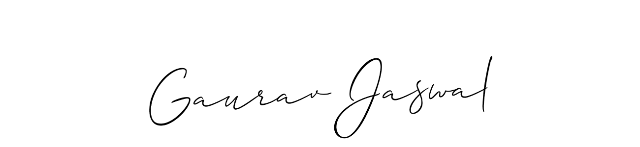 Best and Professional Signature Style for Gaurav Jaswal. Allison_Script Best Signature Style Collection. Gaurav Jaswal signature style 2 images and pictures png