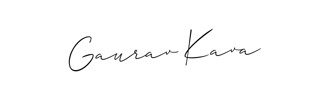 Also You can easily find your signature by using the search form. We will create Gaurav Kava name handwritten signature images for you free of cost using Allison_Script sign style. Gaurav Kava signature style 2 images and pictures png