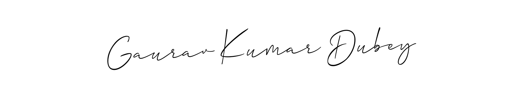 It looks lik you need a new signature style for name Gaurav Kumar Dubey. Design unique handwritten (Allison_Script) signature with our free signature maker in just a few clicks. Gaurav Kumar Dubey signature style 2 images and pictures png