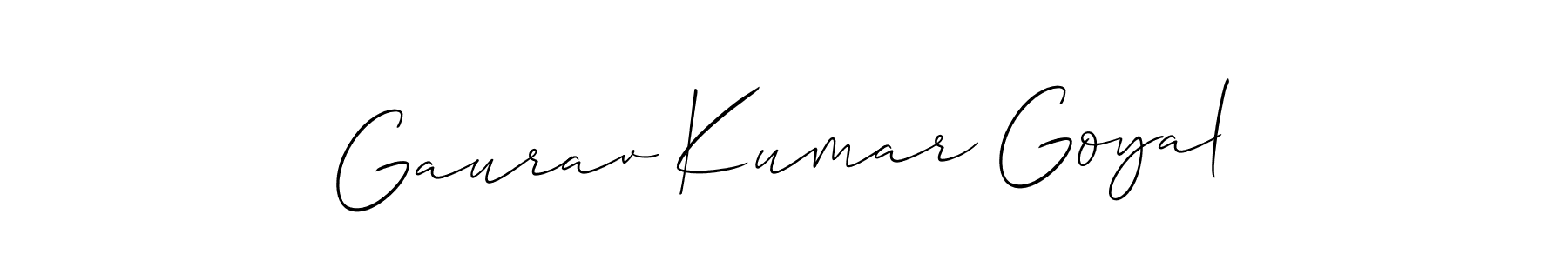 Make a beautiful signature design for name Gaurav Kumar Goyal. Use this online signature maker to create a handwritten signature for free. Gaurav Kumar Goyal signature style 2 images and pictures png