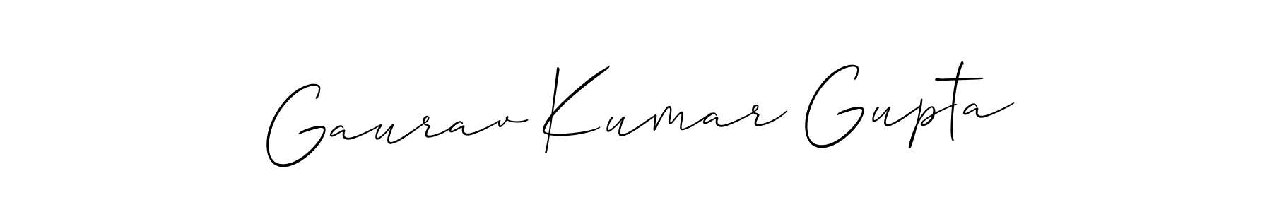 How to make Gaurav Kumar Gupta signature? Allison_Script is a professional autograph style. Create handwritten signature for Gaurav Kumar Gupta name. Gaurav Kumar Gupta signature style 2 images and pictures png
