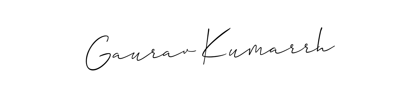 This is the best signature style for the Gaurav Kumarrh name. Also you like these signature font (Allison_Script). Mix name signature. Gaurav Kumarrh signature style 2 images and pictures png