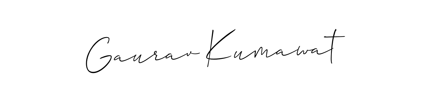 See photos of Gaurav Kumawat official signature by Spectra . Check more albums & portfolios. Read reviews & check more about Allison_Script font. Gaurav Kumawat signature style 2 images and pictures png