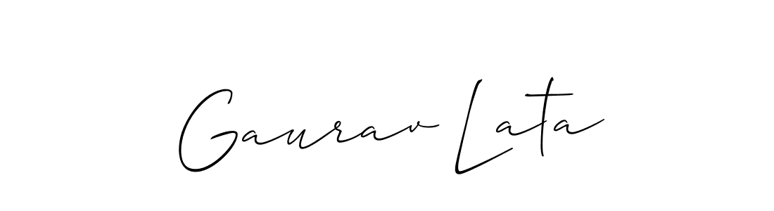 Once you've used our free online signature maker to create your best signature Allison_Script style, it's time to enjoy all of the benefits that Gaurav Lata name signing documents. Gaurav Lata signature style 2 images and pictures png