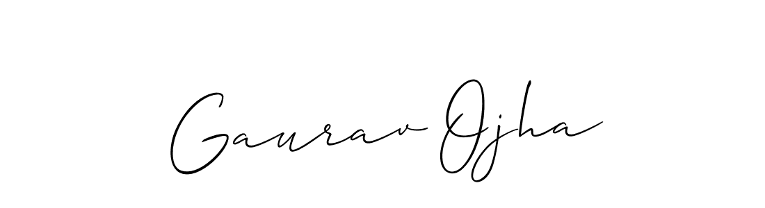 if you are searching for the best signature style for your name Gaurav Ojha. so please give up your signature search. here we have designed multiple signature styles  using Allison_Script. Gaurav Ojha signature style 2 images and pictures png
