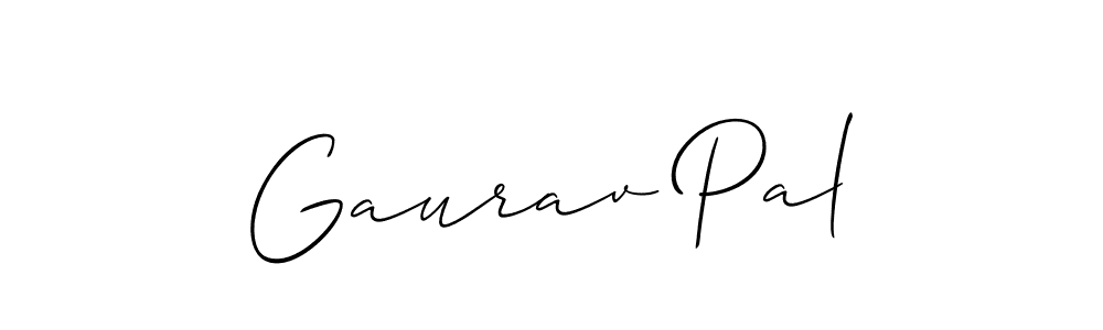 It looks lik you need a new signature style for name Gaurav Pal. Design unique handwritten (Allison_Script) signature with our free signature maker in just a few clicks. Gaurav Pal signature style 2 images and pictures png