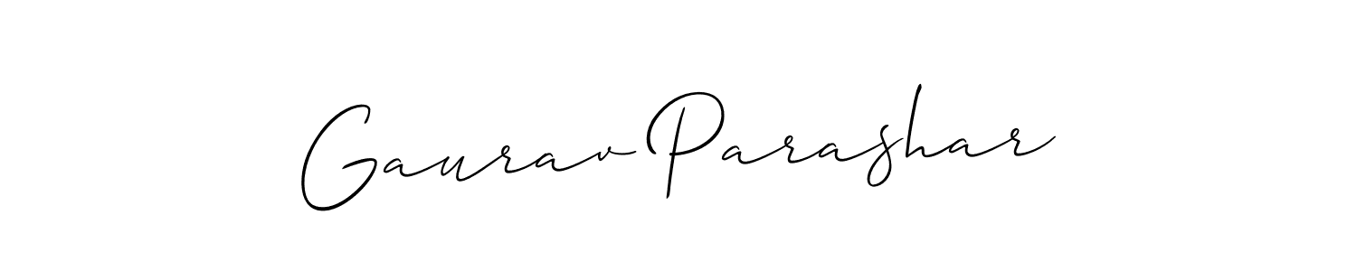 Once you've used our free online signature maker to create your best signature Allison_Script style, it's time to enjoy all of the benefits that Gaurav Parashar name signing documents. Gaurav Parashar signature style 2 images and pictures png