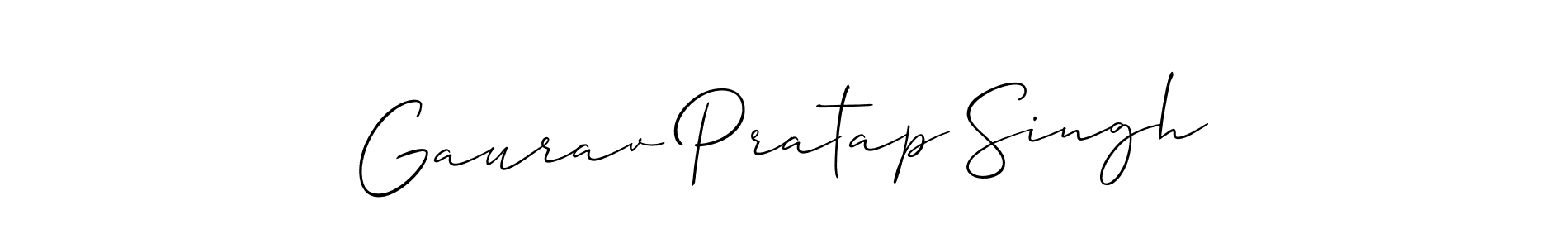 Similarly Allison_Script is the best handwritten signature design. Signature creator online .You can use it as an online autograph creator for name Gaurav Pratap Singh. Gaurav Pratap Singh signature style 2 images and pictures png