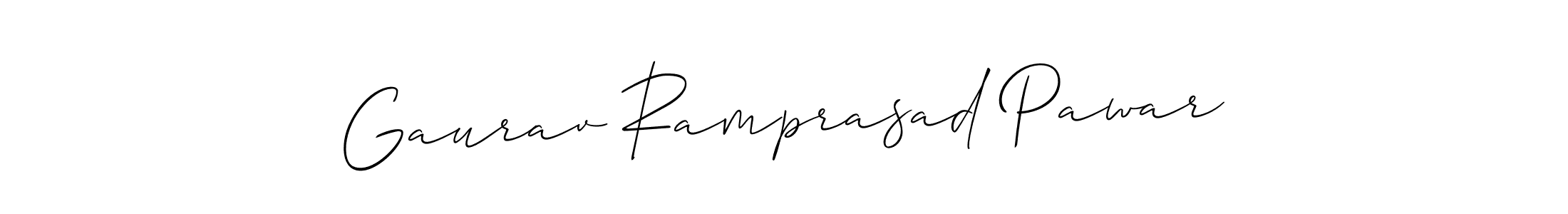 Make a beautiful signature design for name Gaurav Ramprasad Pawar. Use this online signature maker to create a handwritten signature for free. Gaurav Ramprasad Pawar signature style 2 images and pictures png