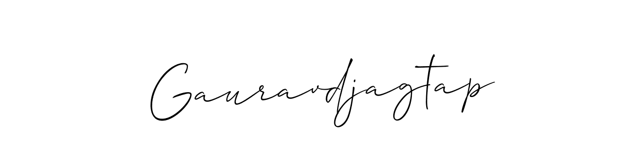 The best way (Allison_Script) to make a short signature is to pick only two or three words in your name. The name Gauravdjagtap include a total of six letters. For converting this name. Gauravdjagtap signature style 2 images and pictures png