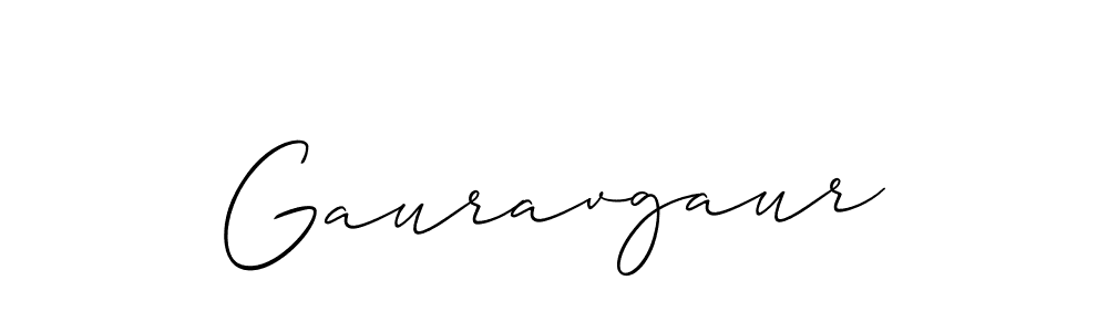 How to make Gauravgaur name signature. Use Allison_Script style for creating short signs online. This is the latest handwritten sign. Gauravgaur signature style 2 images and pictures png