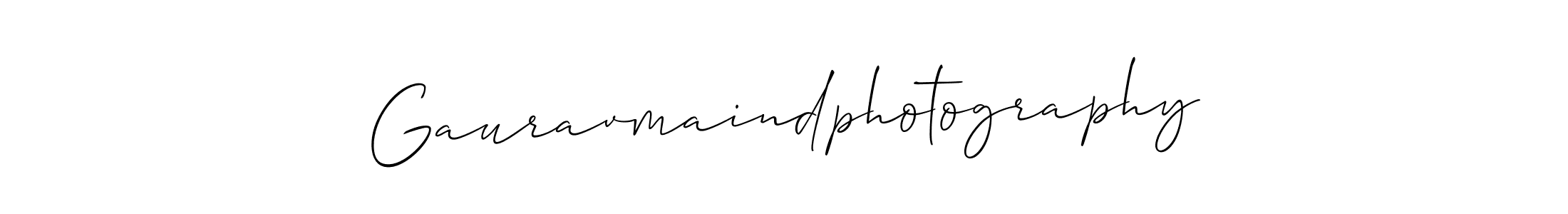 Gauravmaindphotography stylish signature style. Best Handwritten Sign (Allison_Script) for my name. Handwritten Signature Collection Ideas for my name Gauravmaindphotography. Gauravmaindphotography signature style 2 images and pictures png