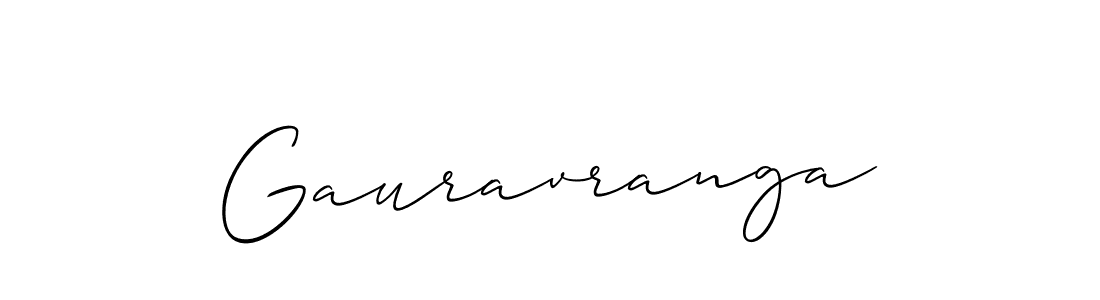 Make a beautiful signature design for name Gauravranga. Use this online signature maker to create a handwritten signature for free. Gauravranga signature style 2 images and pictures png