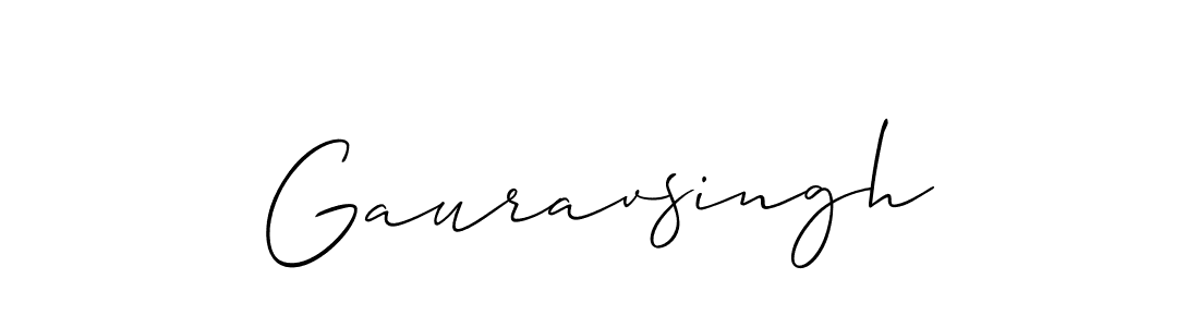 Allison_Script is a professional signature style that is perfect for those who want to add a touch of class to their signature. It is also a great choice for those who want to make their signature more unique. Get Gauravsingh name to fancy signature for free. Gauravsingh signature style 2 images and pictures png