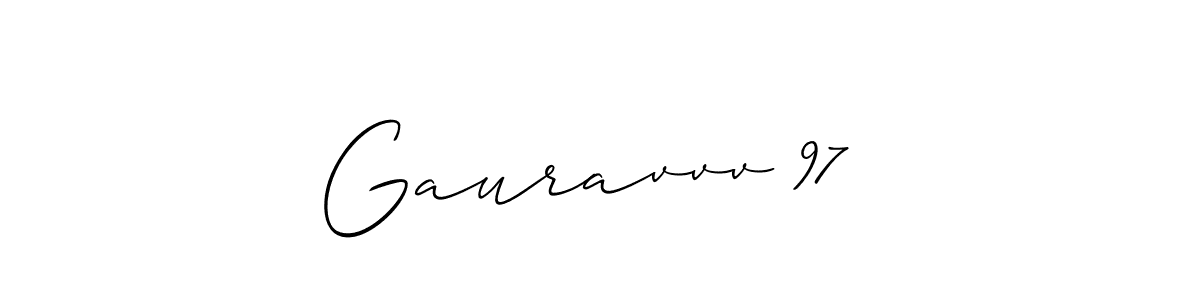 Once you've used our free online signature maker to create your best signature Allison_Script style, it's time to enjoy all of the benefits that Gauravvv 97  name signing documents. Gauravvv 97  signature style 2 images and pictures png