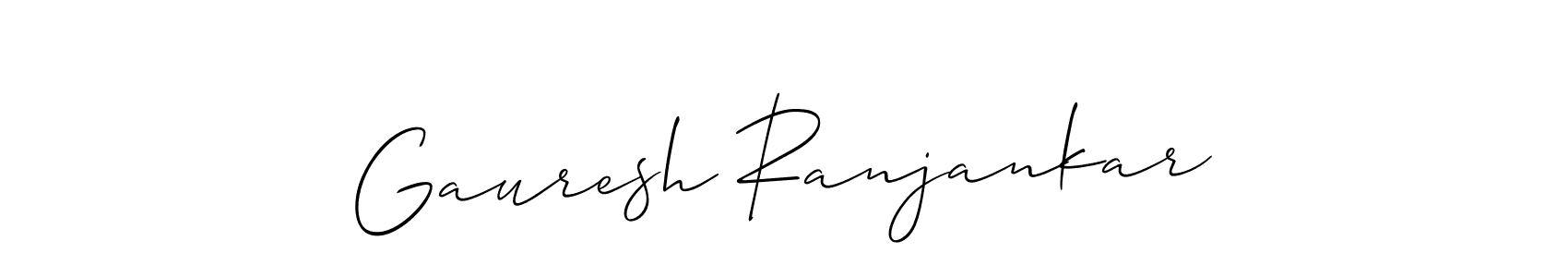 Once you've used our free online signature maker to create your best signature Allison_Script style, it's time to enjoy all of the benefits that Gauresh Ranjankar name signing documents. Gauresh Ranjankar signature style 2 images and pictures png