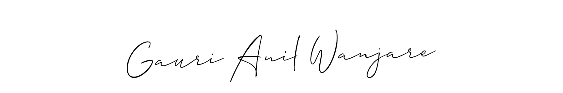 You can use this online signature creator to create a handwritten signature for the name Gauri Anil Wanjare. This is the best online autograph maker. Gauri Anil Wanjare signature style 2 images and pictures png