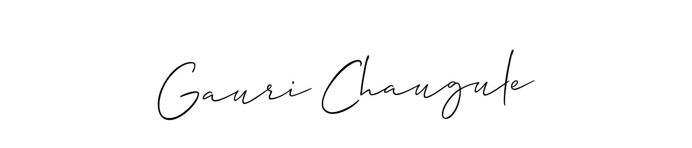 How to make Gauri Chaugule signature? Allison_Script is a professional autograph style. Create handwritten signature for Gauri Chaugule name. Gauri Chaugule signature style 2 images and pictures png