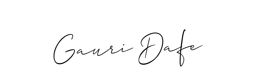 You can use this online signature creator to create a handwritten signature for the name Gauri Dafe. This is the best online autograph maker. Gauri Dafe signature style 2 images and pictures png