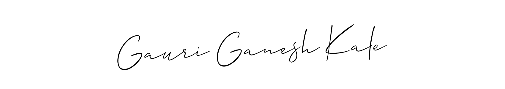 You can use this online signature creator to create a handwritten signature for the name Gauri Ganesh Kale. This is the best online autograph maker. Gauri Ganesh Kale signature style 2 images and pictures png