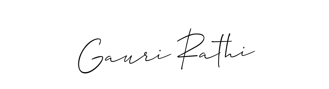 You can use this online signature creator to create a handwritten signature for the name Gauri Rathi. This is the best online autograph maker. Gauri Rathi signature style 2 images and pictures png