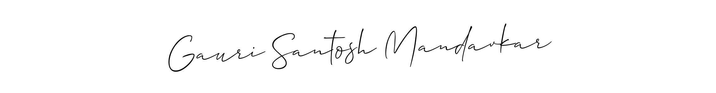 Once you've used our free online signature maker to create your best signature Allison_Script style, it's time to enjoy all of the benefits that Gauri Santosh Mandavkar name signing documents. Gauri Santosh Mandavkar signature style 2 images and pictures png