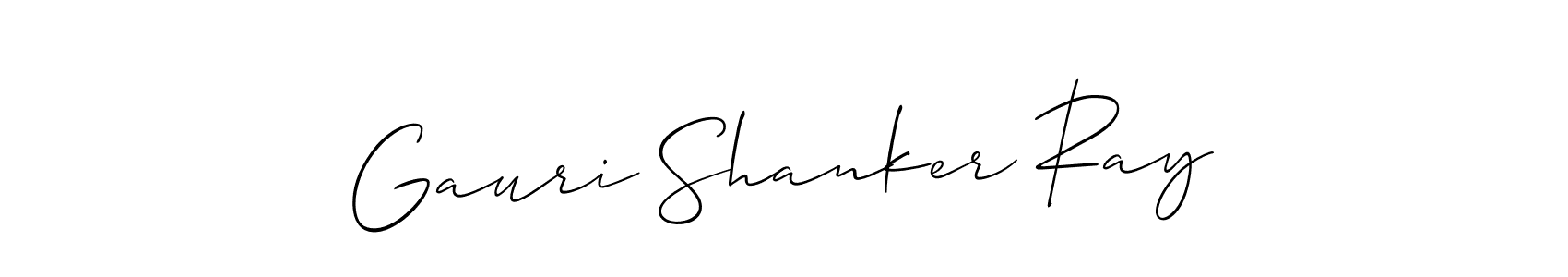 How to make Gauri Shanker Ray signature? Allison_Script is a professional autograph style. Create handwritten signature for Gauri Shanker Ray name. Gauri Shanker Ray signature style 2 images and pictures png