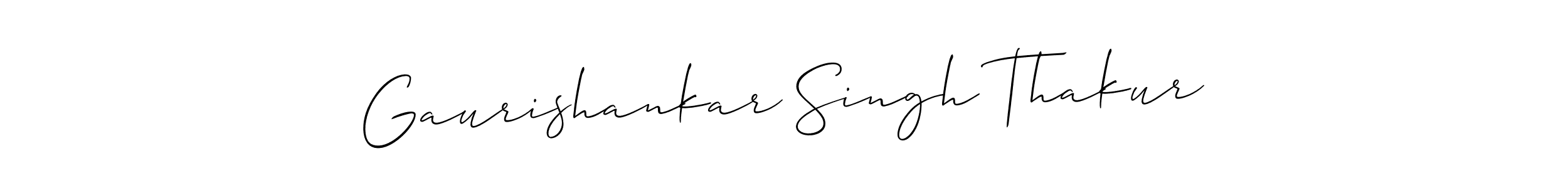 Gaurishankar Singh Thakur stylish signature style. Best Handwritten Sign (Allison_Script) for my name. Handwritten Signature Collection Ideas for my name Gaurishankar Singh Thakur. Gaurishankar Singh Thakur signature style 2 images and pictures png