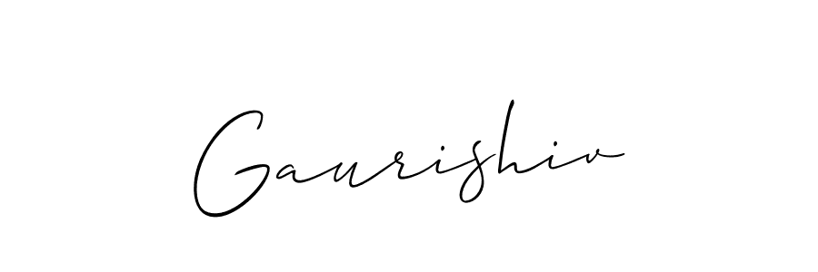 Make a beautiful signature design for name Gaurishiv. Use this online signature maker to create a handwritten signature for free. Gaurishiv signature style 2 images and pictures png