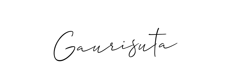 Similarly Allison_Script is the best handwritten signature design. Signature creator online .You can use it as an online autograph creator for name Gaurisuta. Gaurisuta signature style 2 images and pictures png