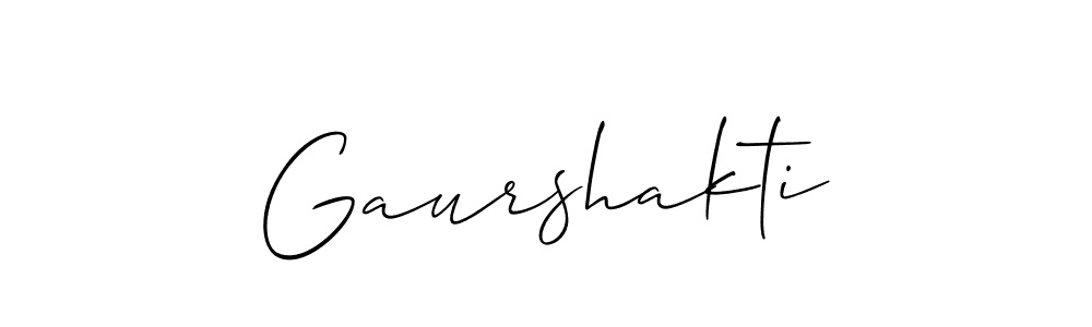 Gaurshakti stylish signature style. Best Handwritten Sign (Allison_Script) for my name. Handwritten Signature Collection Ideas for my name Gaurshakti. Gaurshakti signature style 2 images and pictures png